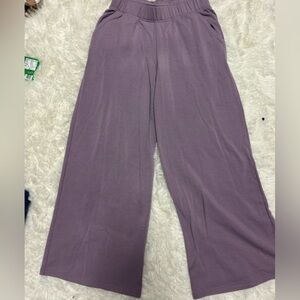 Hanes Fleece Wide leg pants